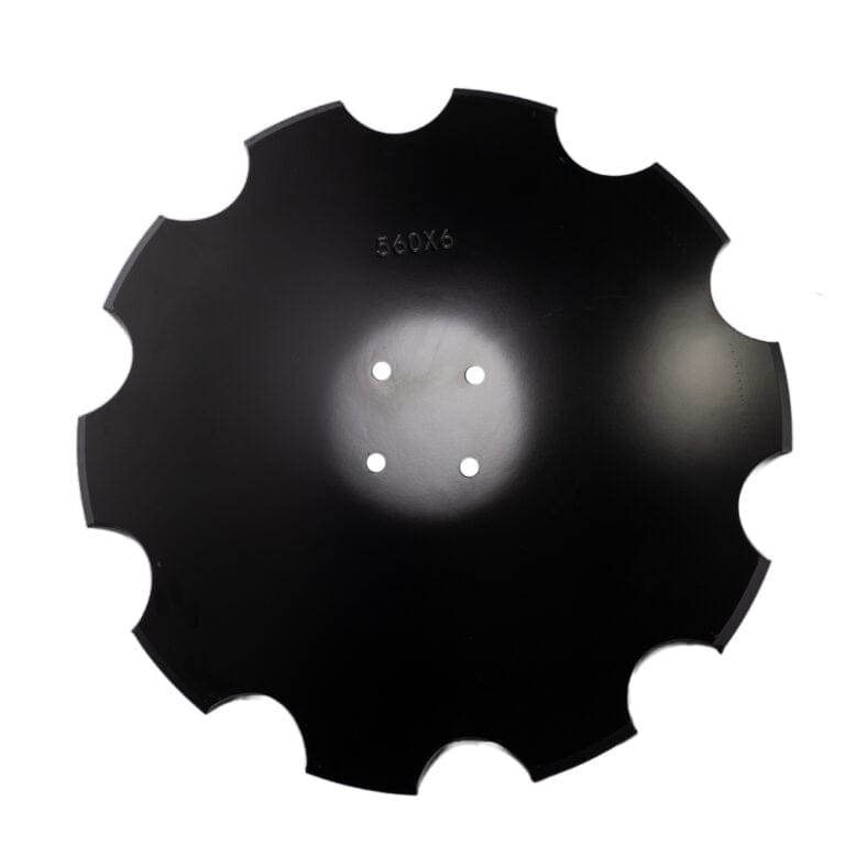 Discul dințat 560 mm x 6 mm, 4 găuri, Z-10, oțel bor, căptușit cu suprafață dură