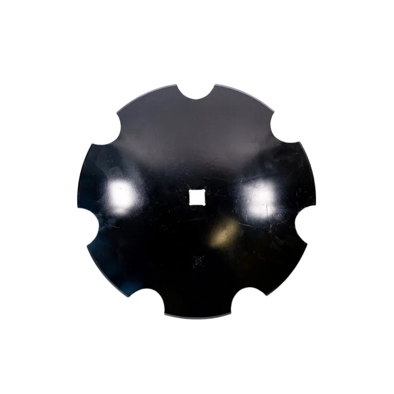 Toothed disc 510 mm x 3.5 mm, square 30x30, Z-7, carbon steel