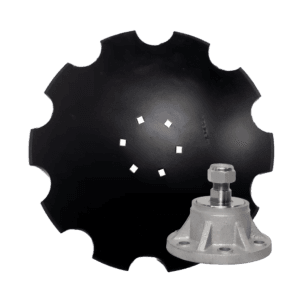 Disc dințat 560 mm x 4 mm, 6 găuri, Z-10, oțel bor + Butuc fără întreținere ODL002