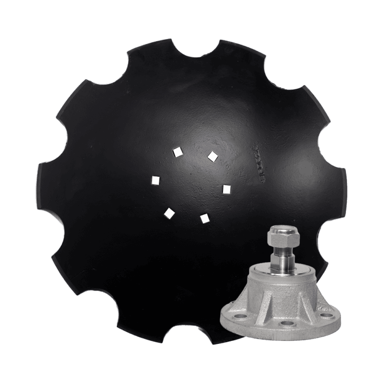 Fogazott tárcsa 560 mm x 4 mm, 6 lyuk, Z-10, szénacél + karbantartásmentes tengelycsap ODL002