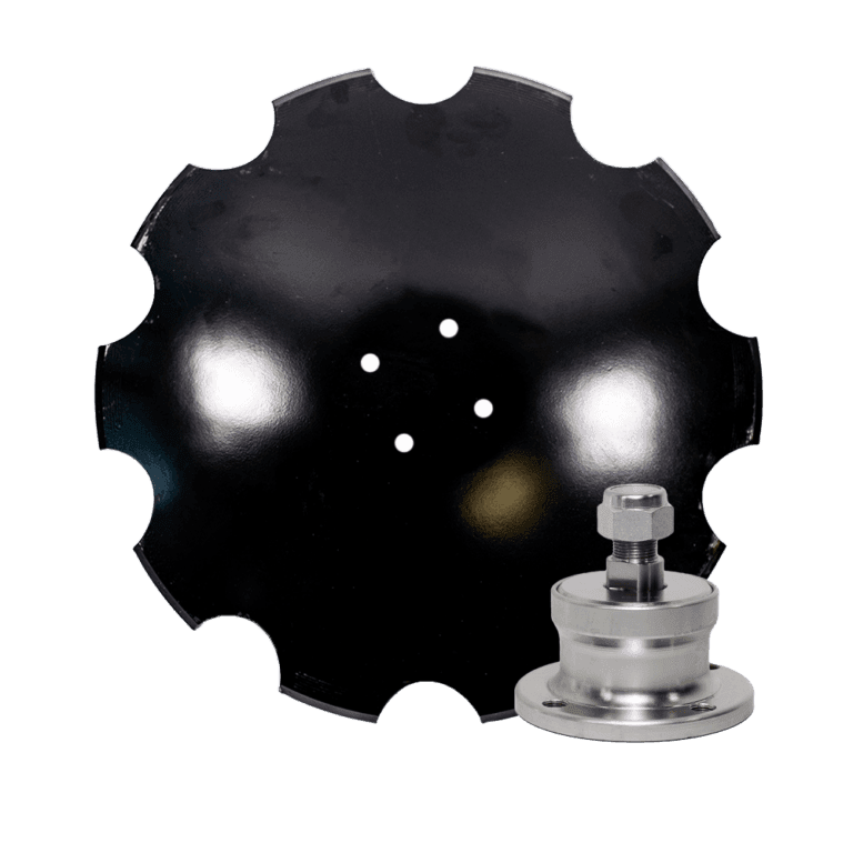 Toothed disc 510 mm x 3.5 mm, 4 holes, Z-10, carbon steel + Maintenance-free hub BAA-0004