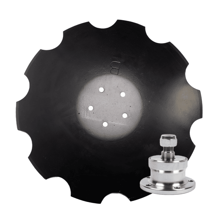 Ozubený kotúč 510 mm x 3,5 mm, 5 otvorov, Z-10, uhlíková oceľ + bezúdržbový náboj BAA-0012