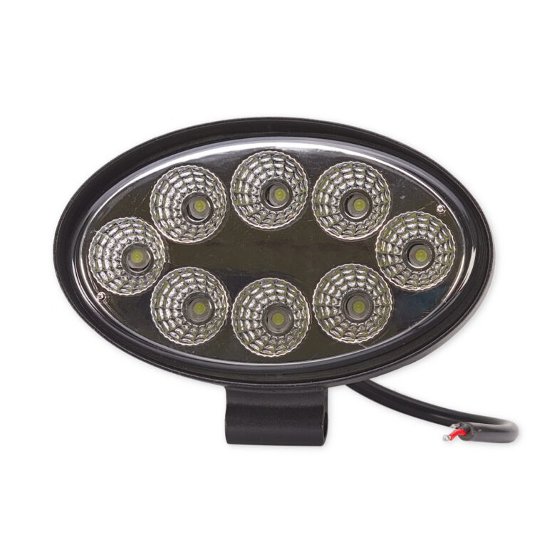 Lampa robocza 48 led, 24 W, 1000 LM, owalna 140x85x55 mm